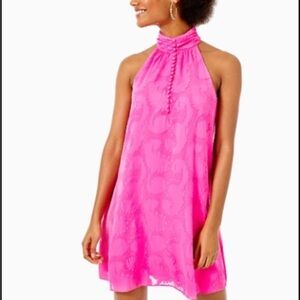 Lilly Pulitzer Pink Halter Dress